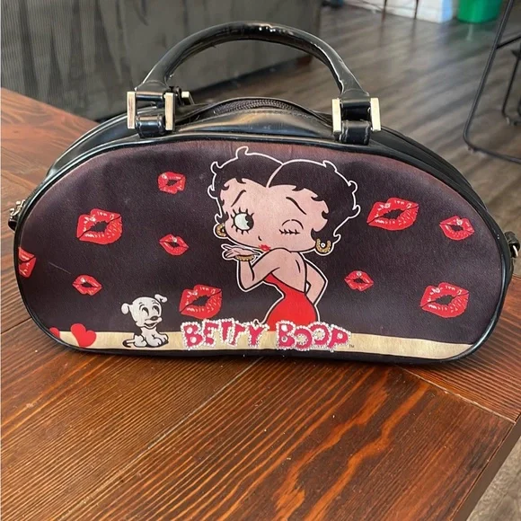 ★TOUT Y EST★ Betty Boop Glossy Leather Mini Shoulder Bag R Betty Boop | Bags | Authentic Betty Boop Purse | Poshmark